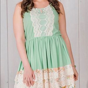 NWT Orange and Green Matilda Jane size L